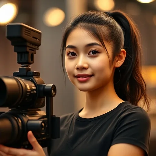 Tanvi Rao, Camera Operator — composite AI-generated portrait