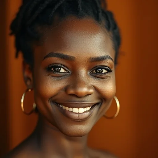 Aisha Diallo, Lead Voice — composite AI-generated portrait