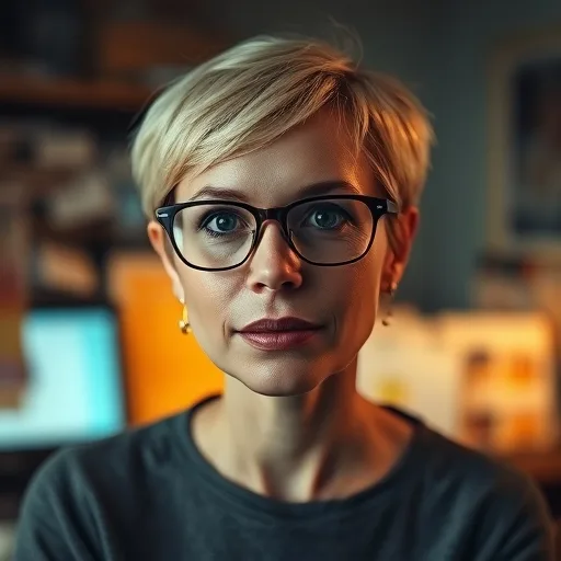Sophie Lindgren, Graphic Designer — composite AI-generated portrait