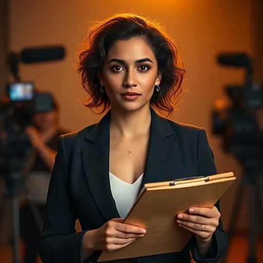 Ishita Patil, Creative Director — composite AI-generated portrait