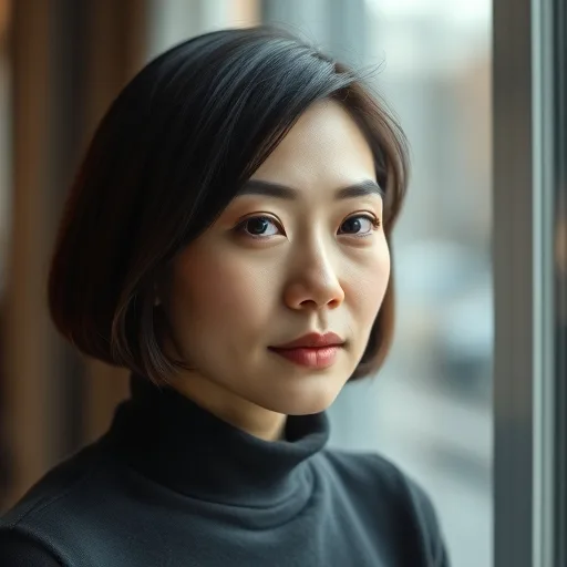 Mei Chen, Showrunner — composite AI-generated portrait